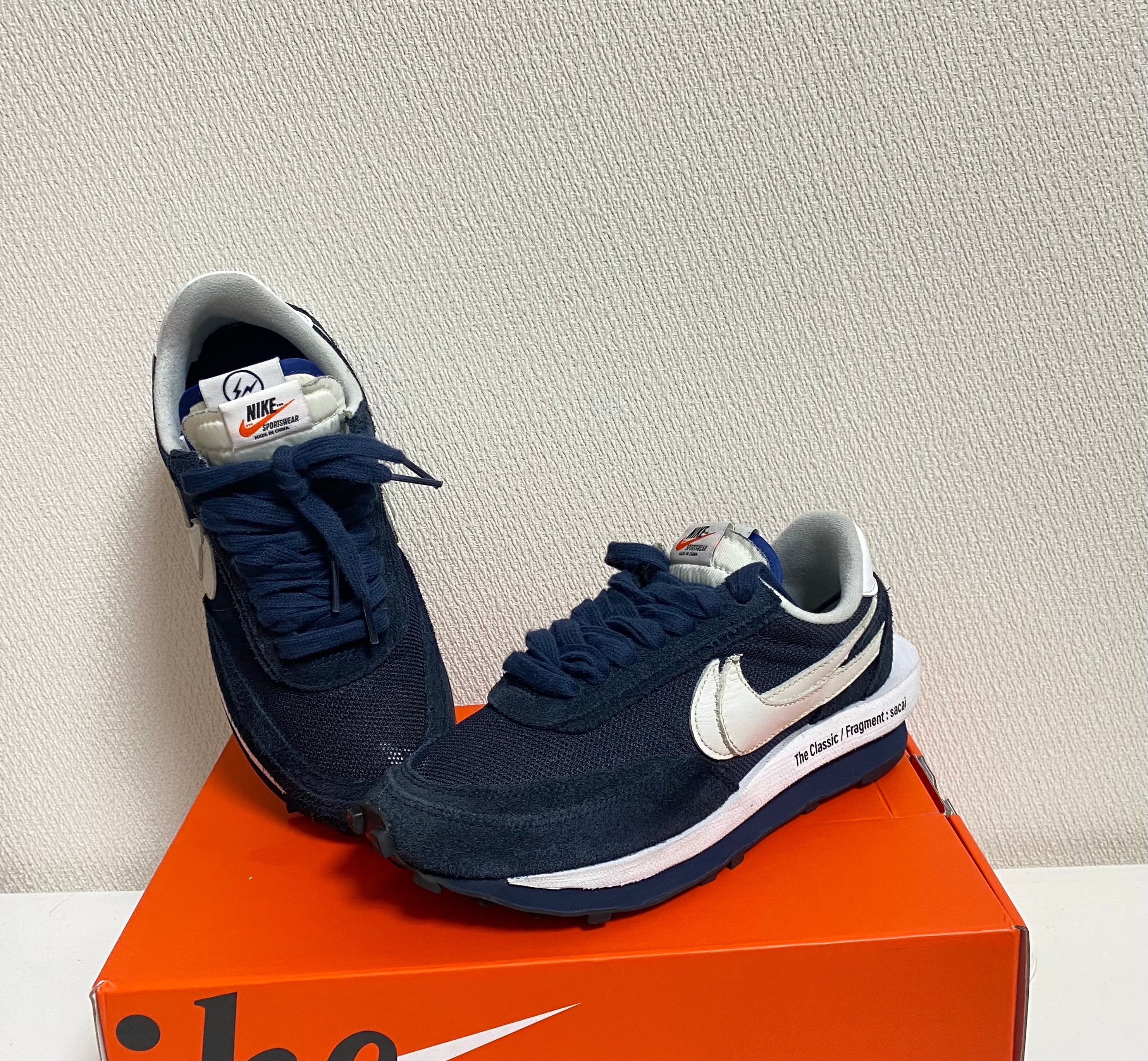 Fragment × sacai × Nike LD Waffle "Blackended Blue"
