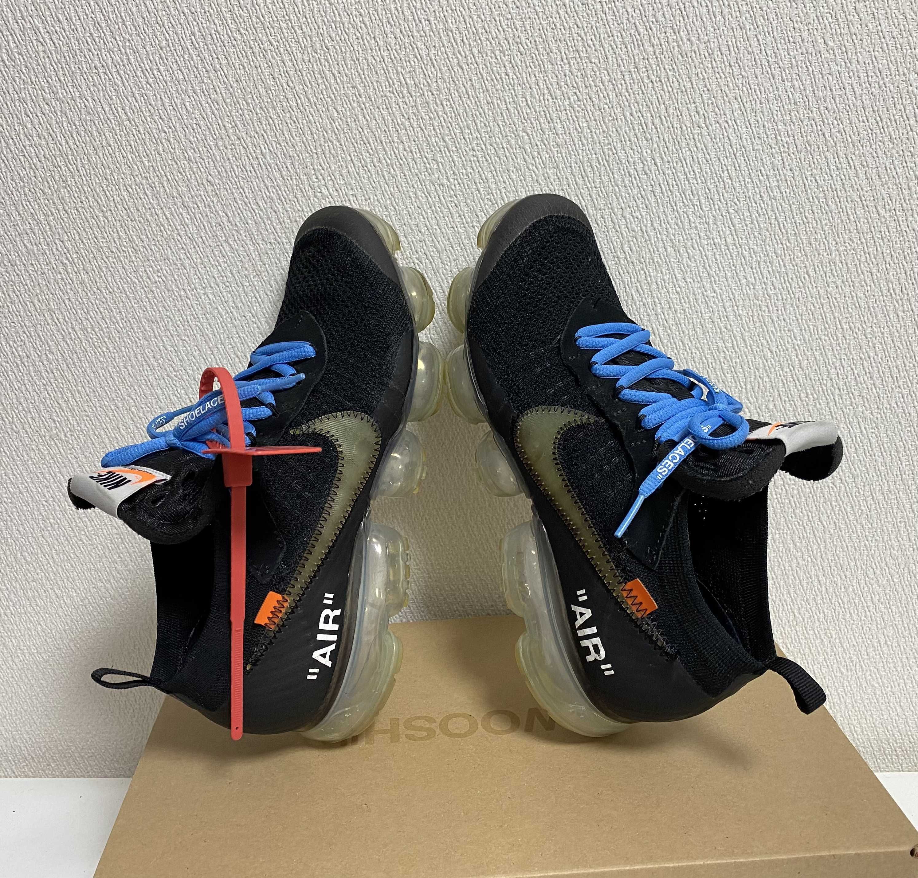 Off-White × Nike Air Vapormax "Black/Total Orange/Clear"