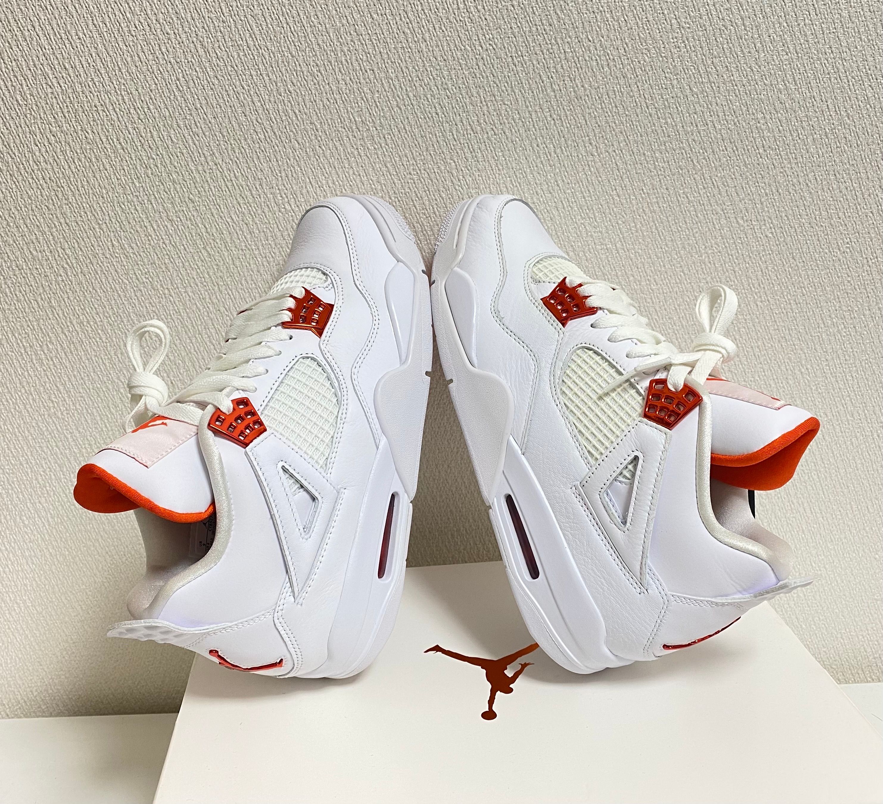 Nike Air Jordan 4 Retro "White/Team Orange"