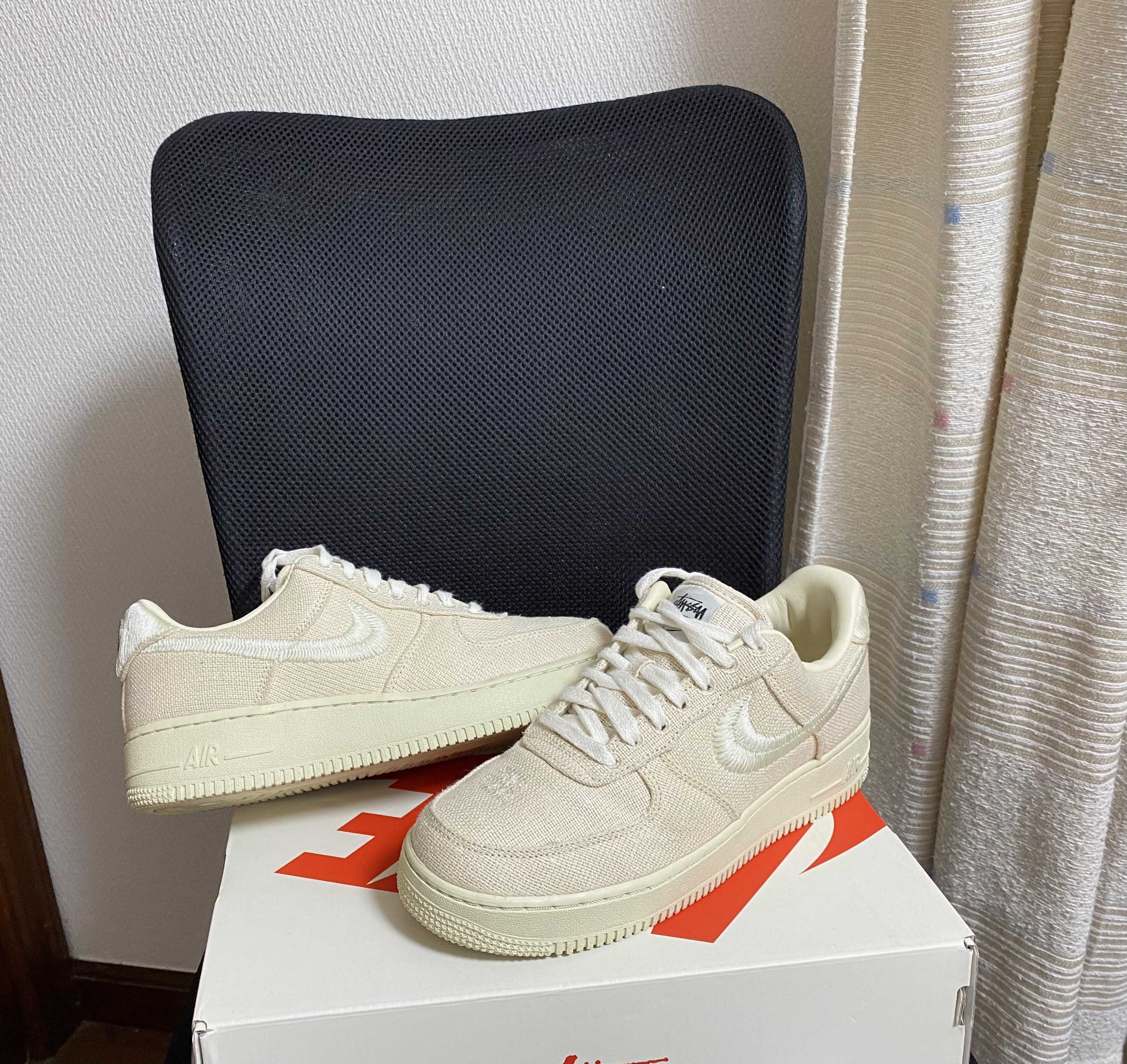 Stussy × Nike Air Force 1 Low "Fossil Stone"