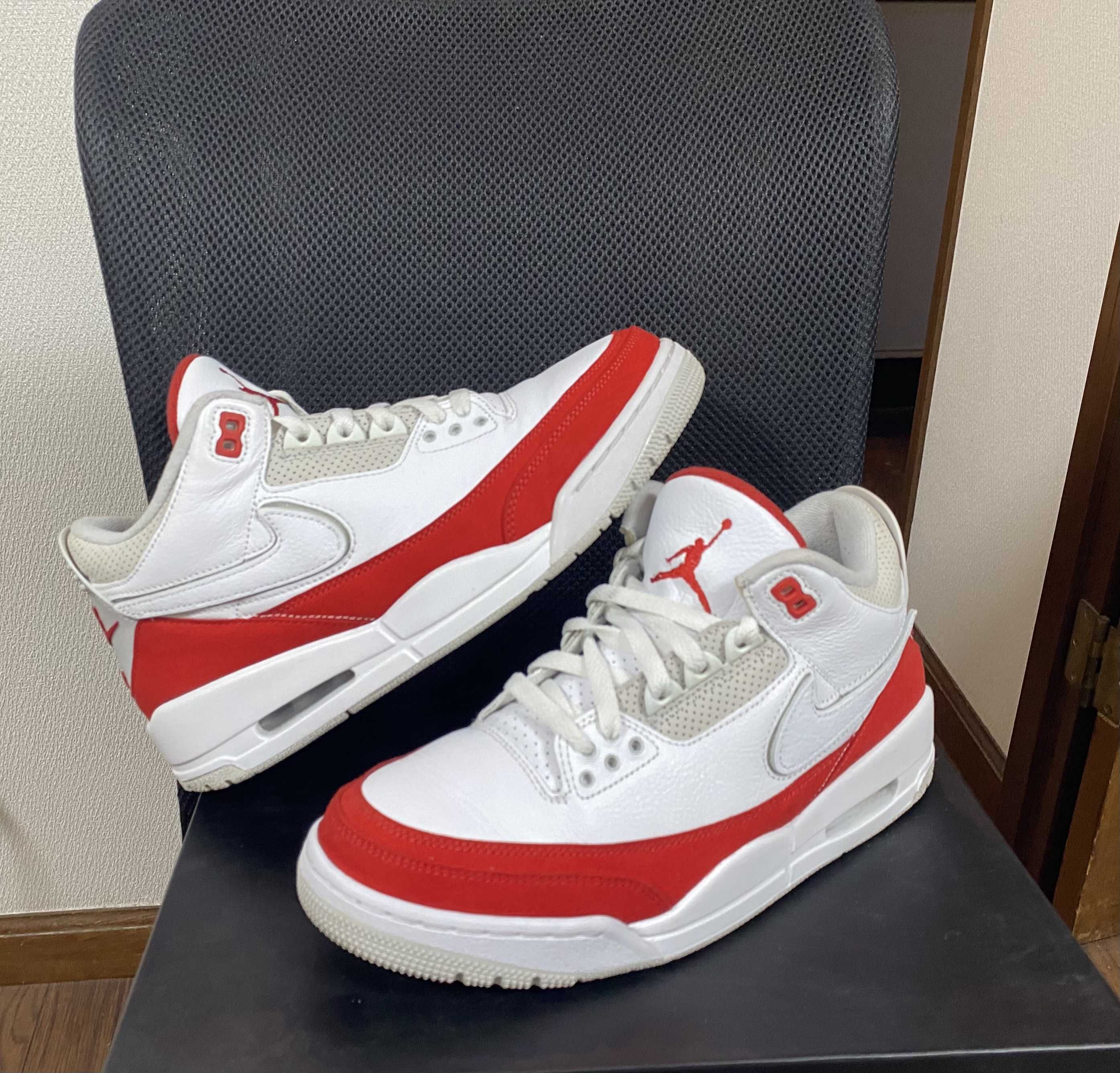 Nike Air Jordan 3 Retro "Tinker White/University Red"