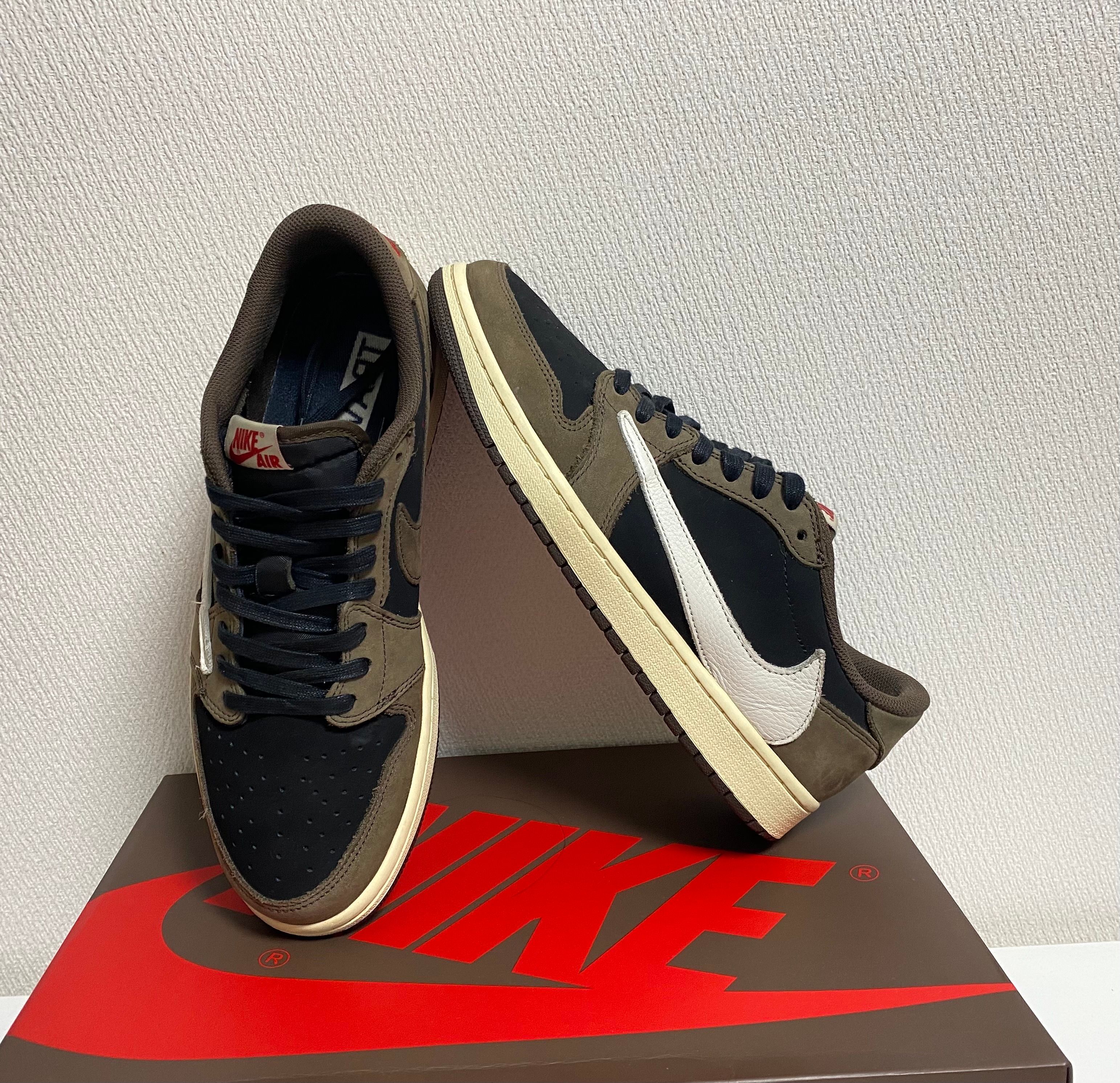 Travis Scott × Nike Air Jordan 1 Low OG SP-T "Black/Dark Mocha"