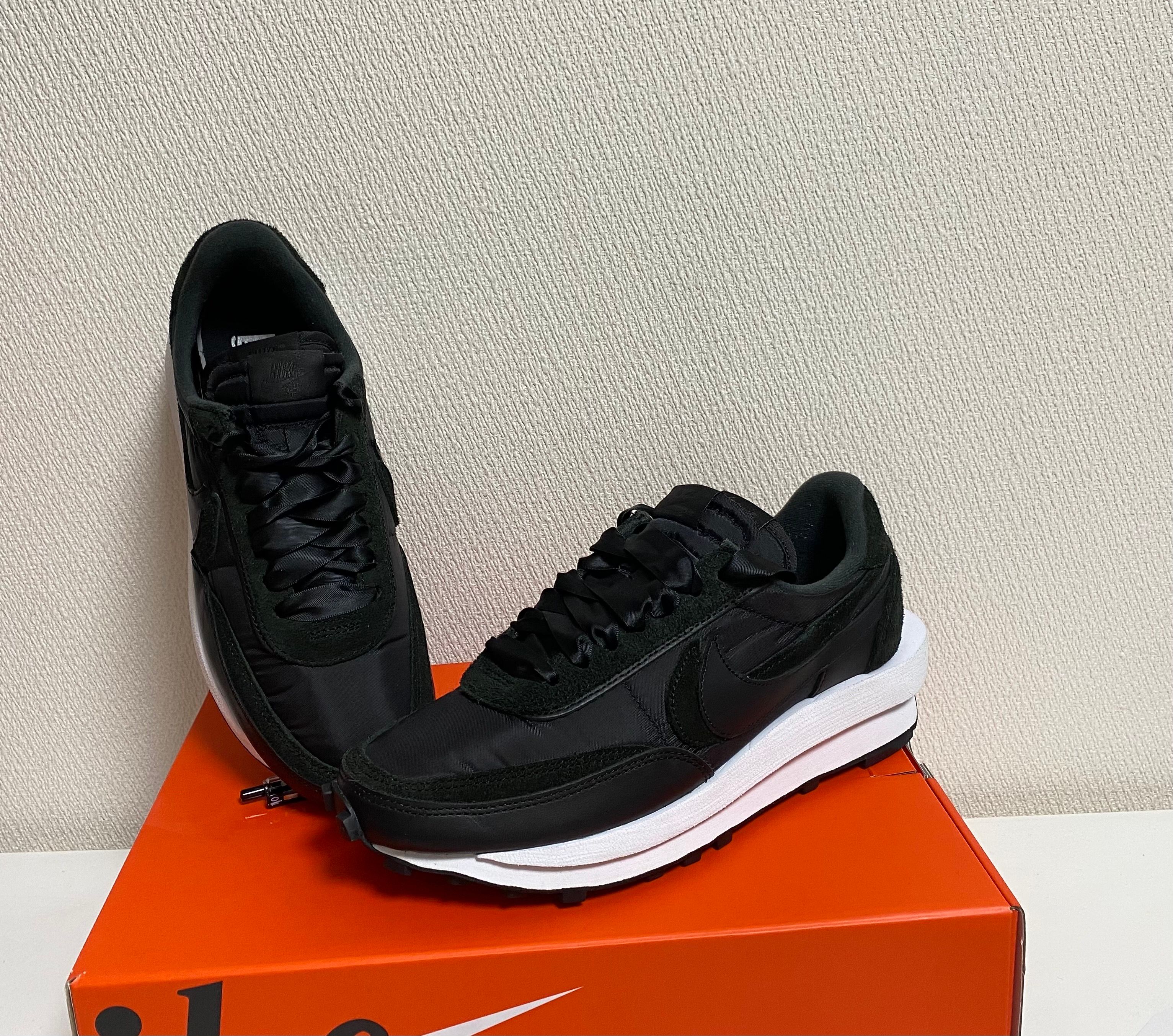 sacai × Nike LDV Waffle "Triple Black"