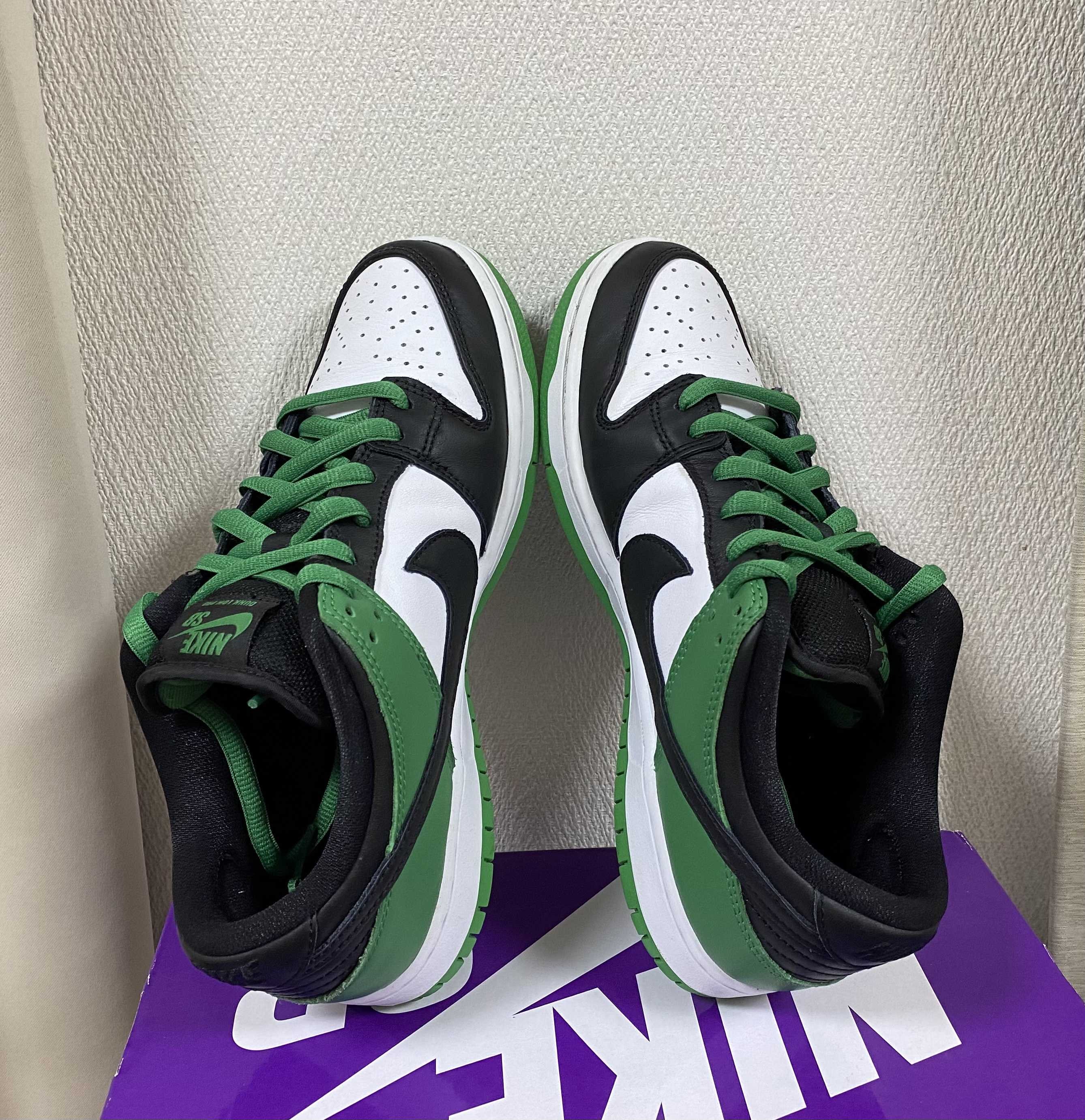 Nike SB Dunk Low Pro "Black and Classic Green"