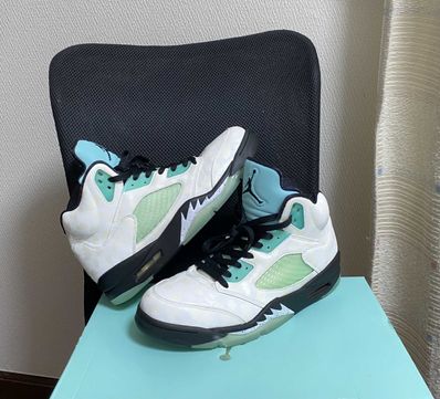 Nike Air Jordan 5 "White/Black/Island Green"