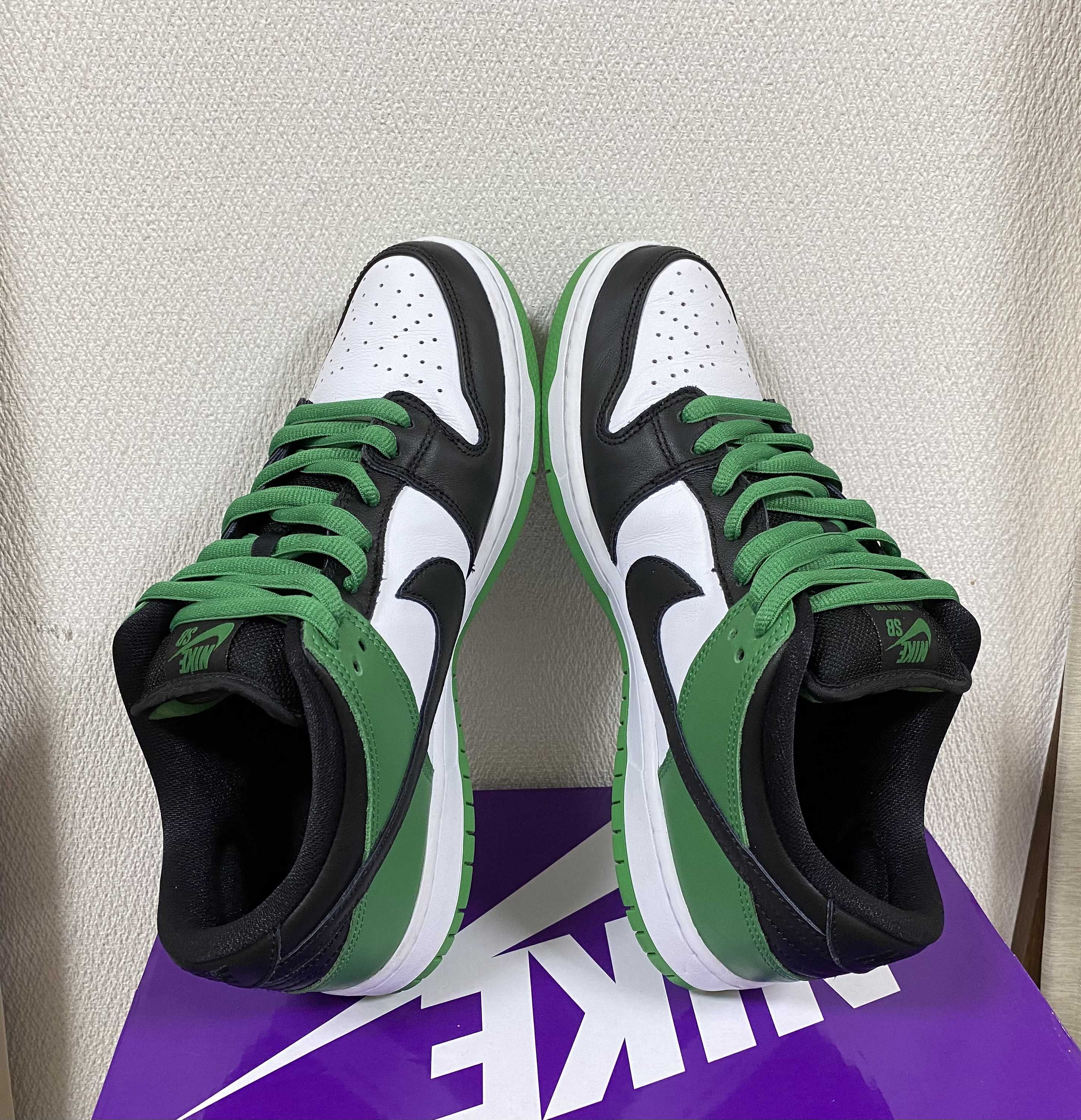 Nike SB Dunk Low Pro "Black and Classic Green"