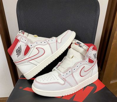 Nike Air Jordan 1 Retro High OG "Sail/University Red"