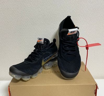 Off-White × Nike Air Vapormax "Black/Total Orange/Clear"