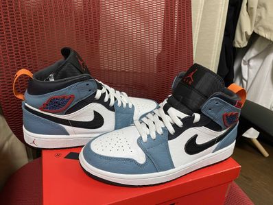 FACETASM × Nike Air Jordan 1 Mid "White/Navy"