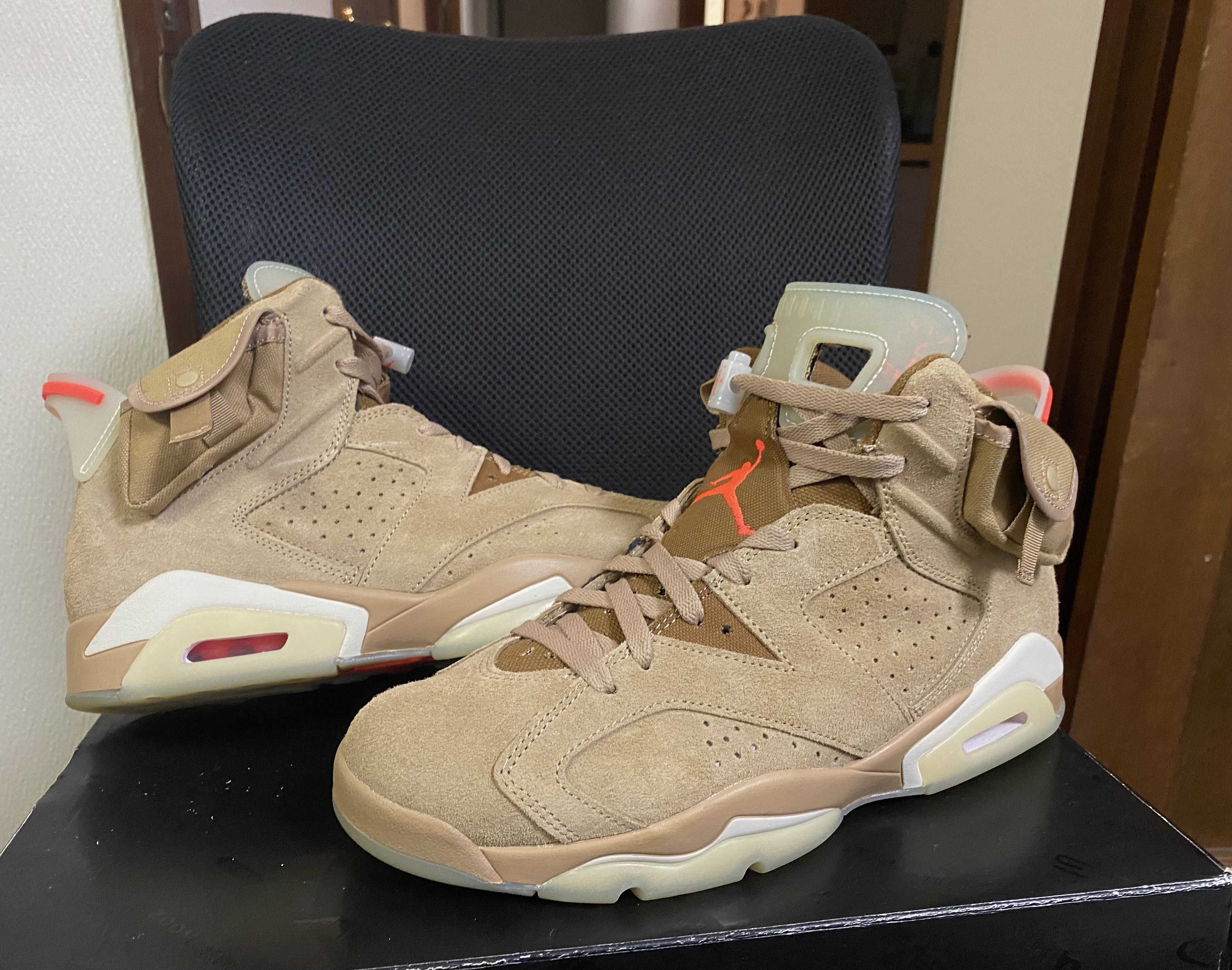 Travis Scott × Nike Air Jordan 6 "British Khaki"