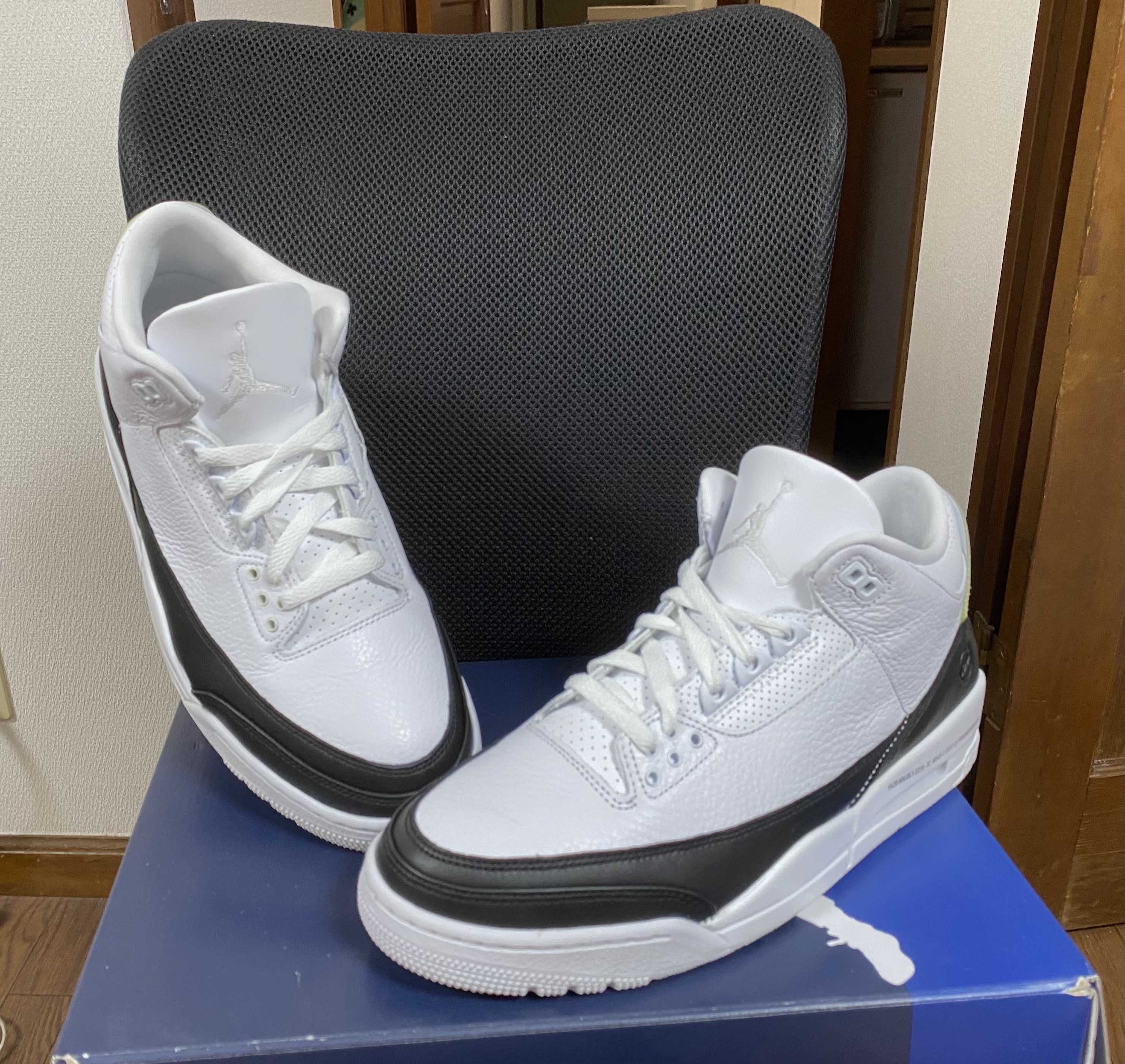Fragment × Nike Air Jordan 3 "White/Black"