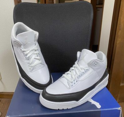Fragment × Nike Air Jordan 3 "White/Black"