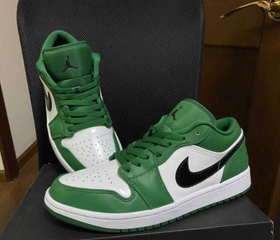 NIKE AIR JORDAN 1 LOW "PINE GREEN/WHITE"