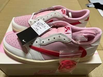 Travis Scott × Nike Air Jordan 1 Retro Low OG "Sail/Tropical Pink"