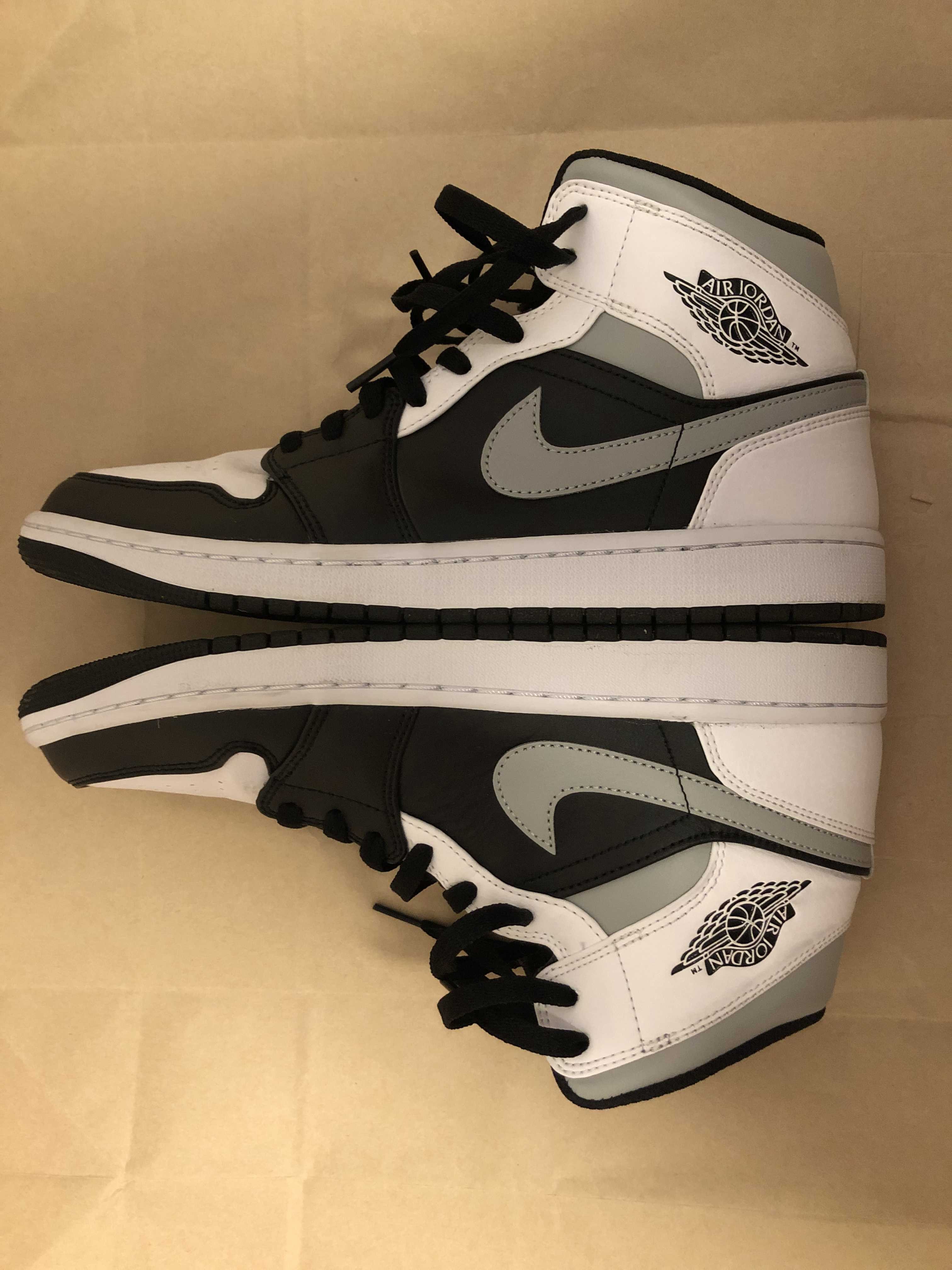 NIKE AIR JORDAN 1 MID "WHITE SHADOW"