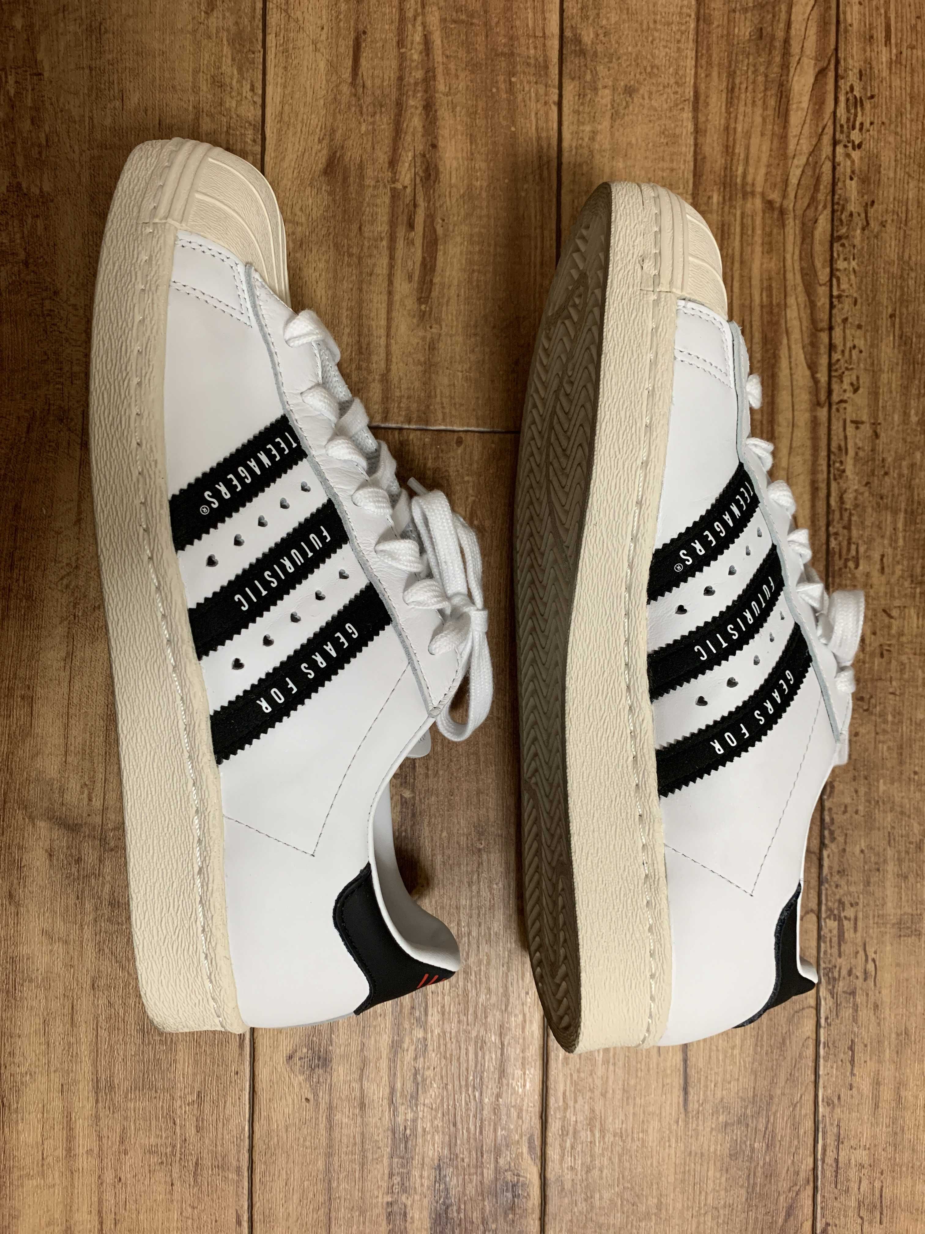 HUMAN MADE × adidas Superstar 80s "White/Black"