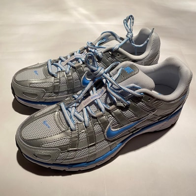 Nike P-6000 "Metallic Platinum/Pure Platinum/Metallic Silver/University Blue"