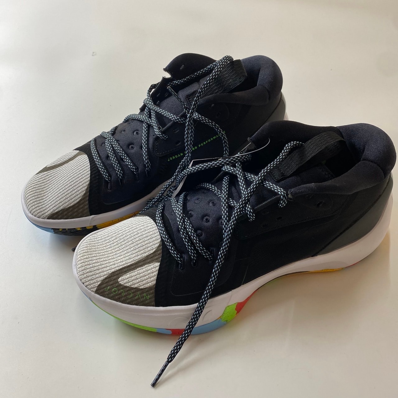 Nike Jordan Zoom Separate "Black/Laser Orange/Green Strike"