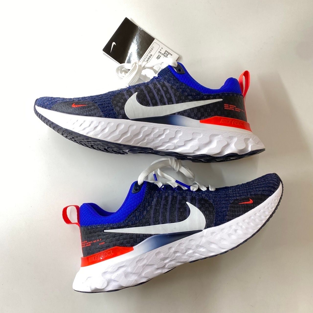 Nike React Infinity Run Flyknit 3 "College Navy/Metallic Platinum"