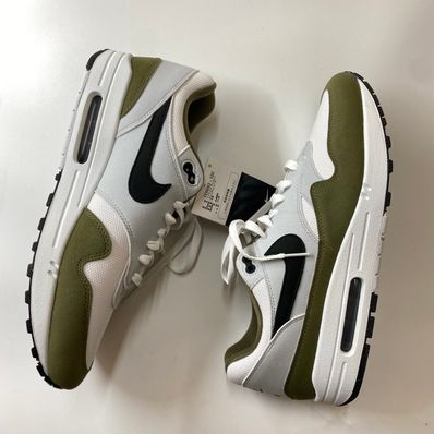 Nike Air Max 1 "White/Black/Pure Platinum/Medium Olive"