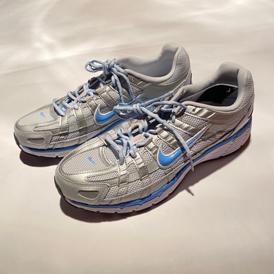 Nike P-6000 "Metallic Platinum/Pure Platinum/Metallic Silver/University Blue"