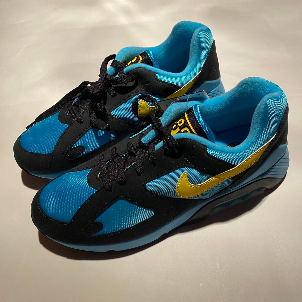 Nike Air 180 "Black and Baltic Blue"