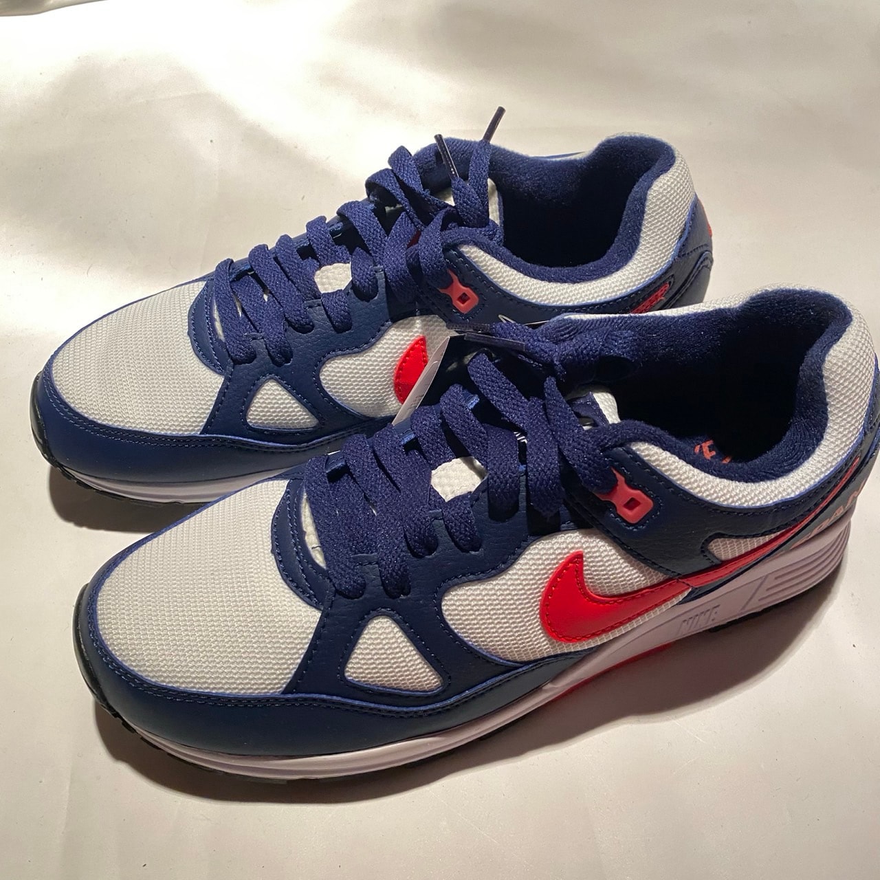 Nike Air Span 2 "Blue Void/Habanero Red"