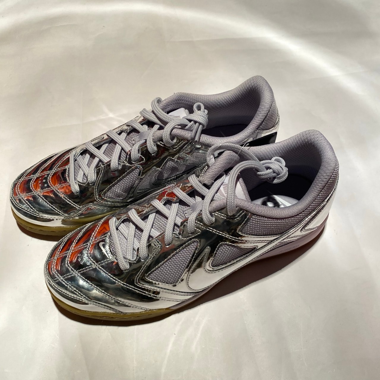 Nike Gato LV8 "Metallic Silver/White/Gum Light Brown"