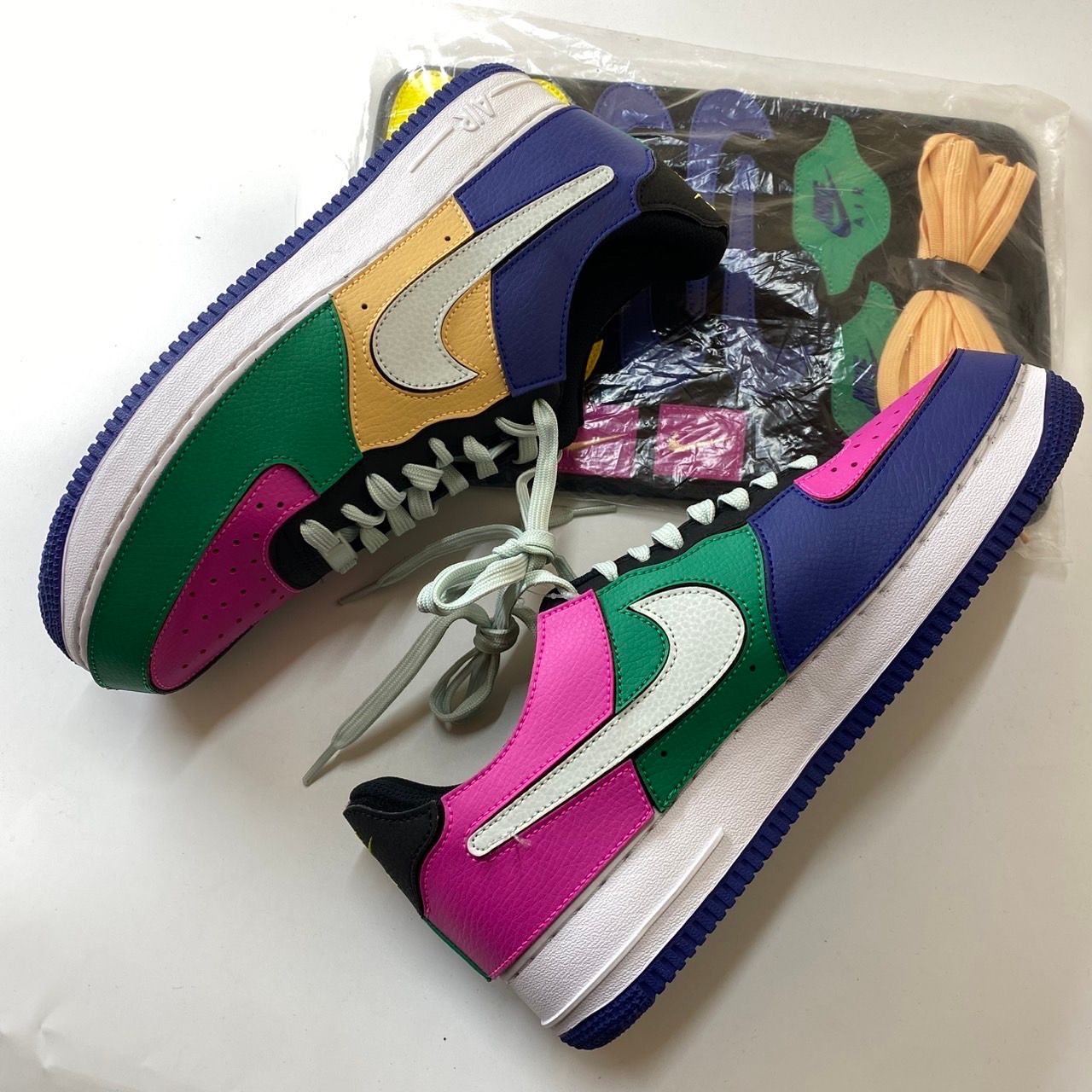 Nike Air Force 1/1 "Black/Multicolor"