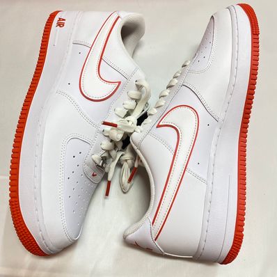 Nike Air Force 1 Low "White and Picante Red"