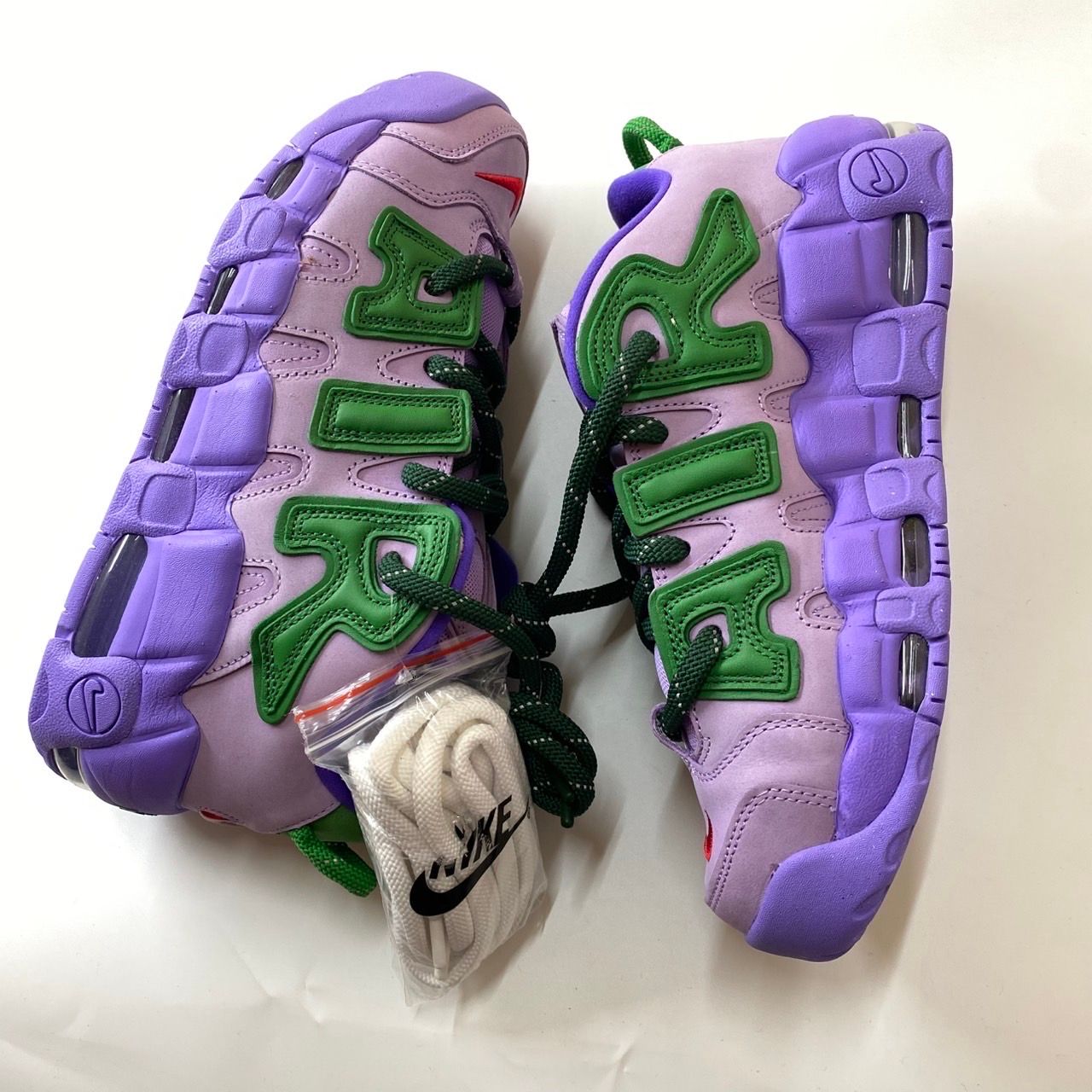 AMBUSH × Nike Air More Uptempo Low "Lilac and Apple Green"