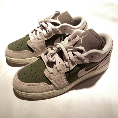 Nike GS Jordan 1 Low SE "Medium Olive"
