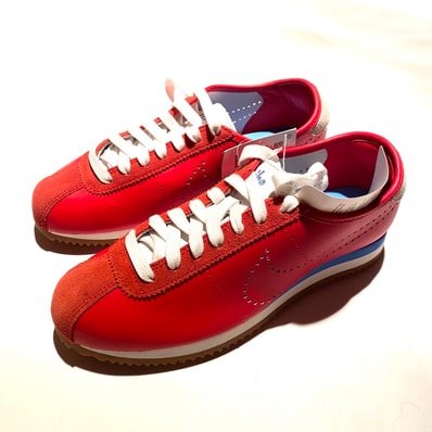 Nike Women's Cortez Leather "University Red/Summit White/Gum Medium Brown/University Blue"