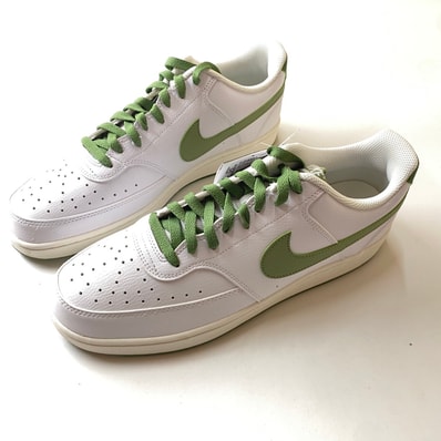 Nike Court Vision Low "White/Oili Green/Treeline/Sail"