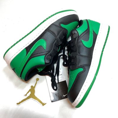 Nike GS Air Jordan 1 Low "Lucky Green"