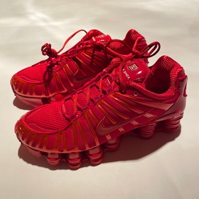 Nike Women's Shox TL "Gym Red/White"