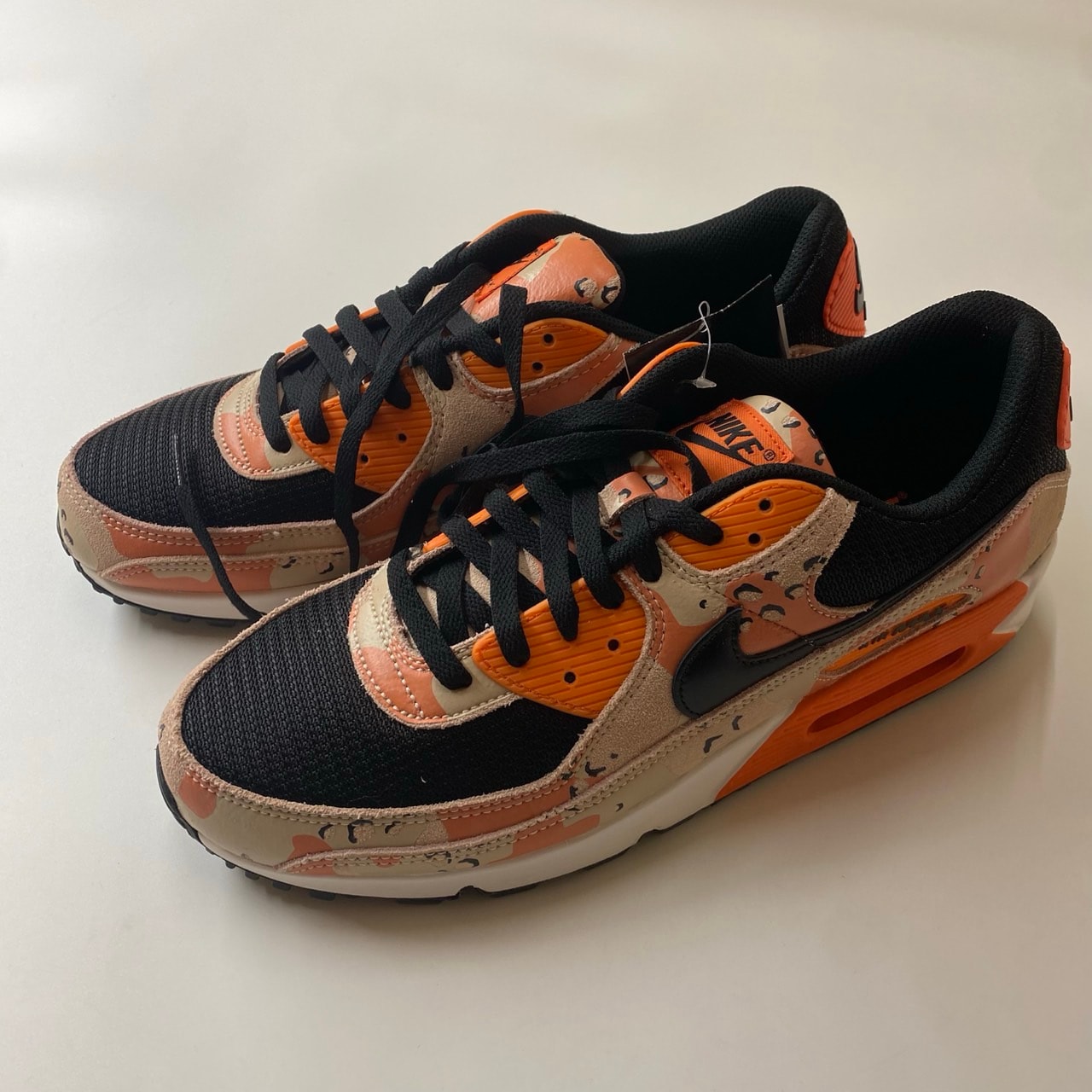 Nike Air Max 90 PRM "Camo/Bio Beige/Safety Orange"