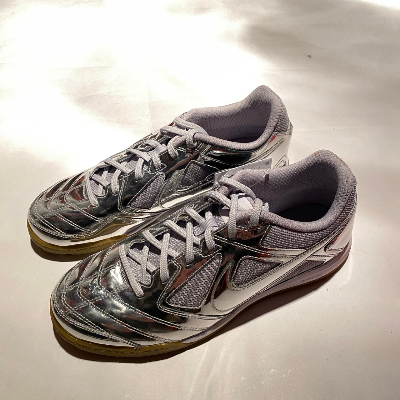 Nike Gato LV8 "Metallic Silver/White/Gum Light Brown"