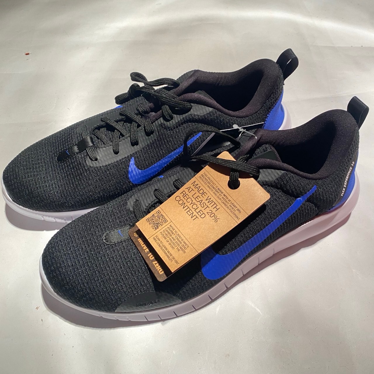 Nike Flex Experience Run 12 "Black/White/Racer Blue"