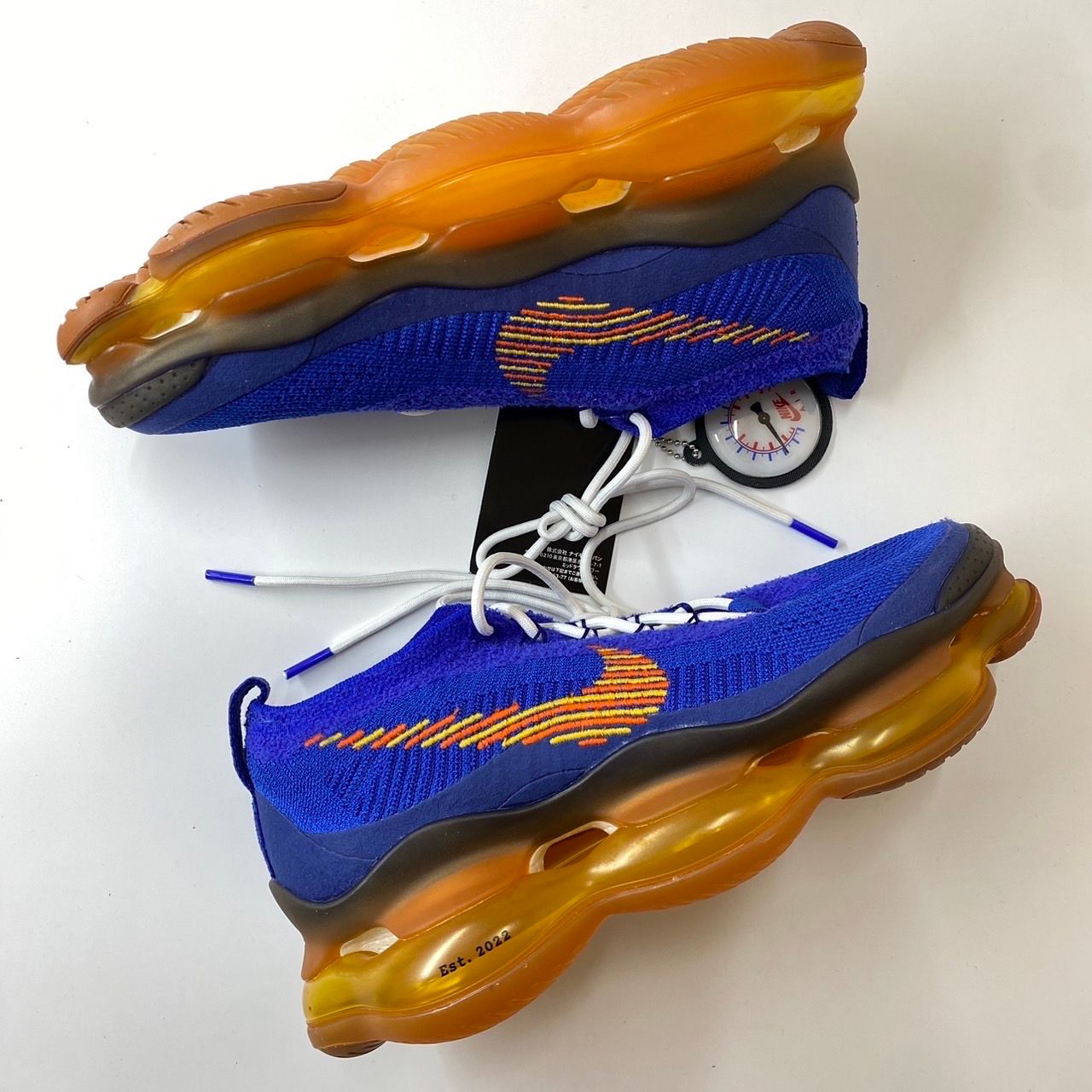 Nike Air Max Scorpion Flyknit SE "Racer Blue/Safety Orange"