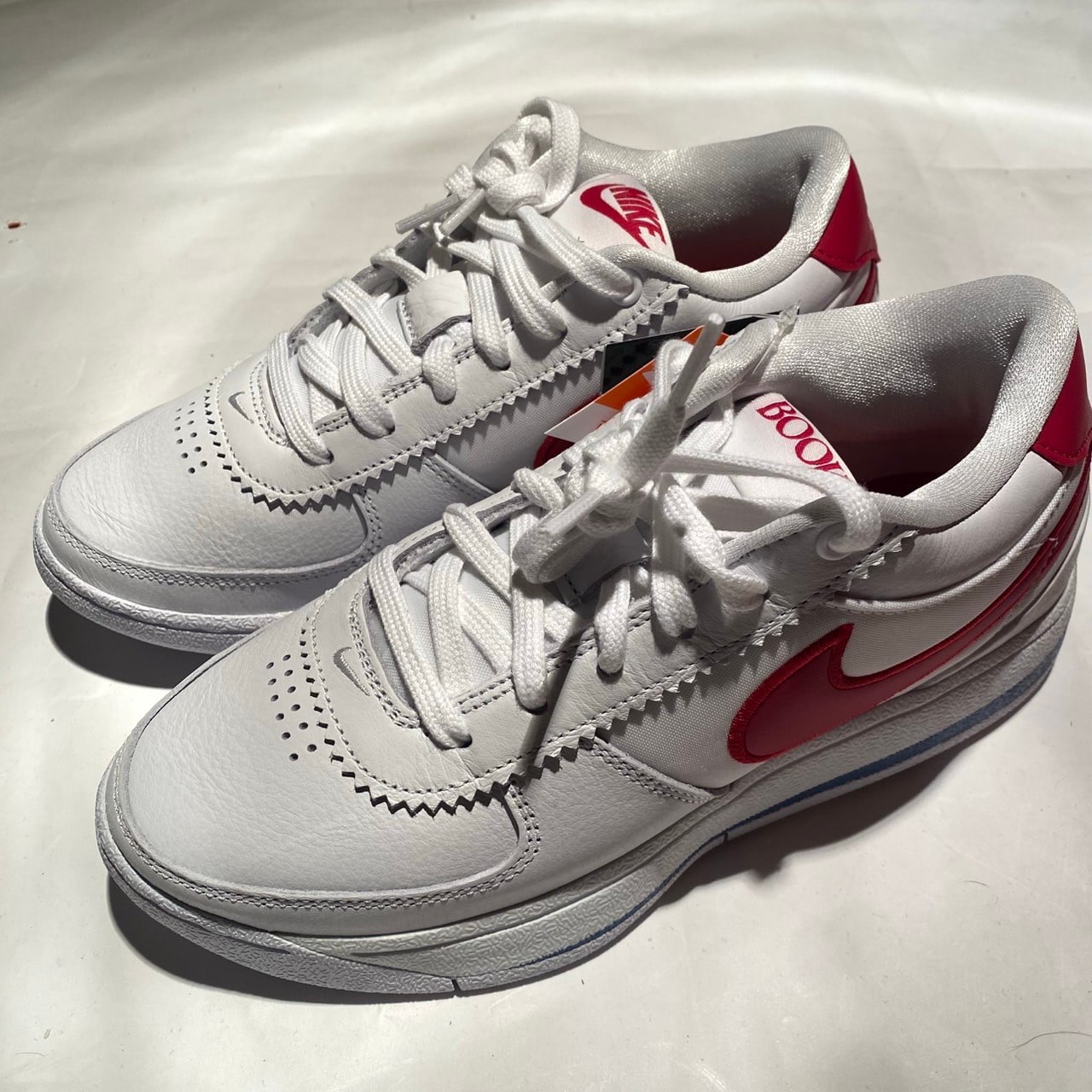 Nike Book 1 Cortez "Forrest Gump/White and Varsity Red" (FJ4250-105/FJ4249-105)