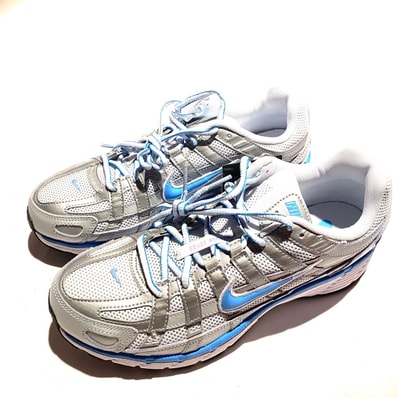 Nike P-6000 "Metallic Platinum/Pure Platinum/Metallic Silver/University Blue"