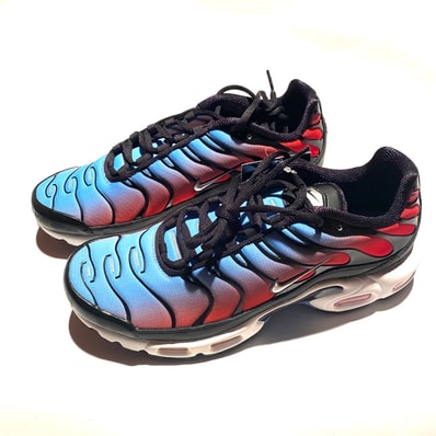 Nike Women's Air Max Plus "Black/University Blue/Light Crimson/Metallic Silver"
