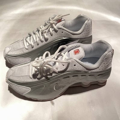 Nike Women's Shox R4 "White and Metallic Silver"