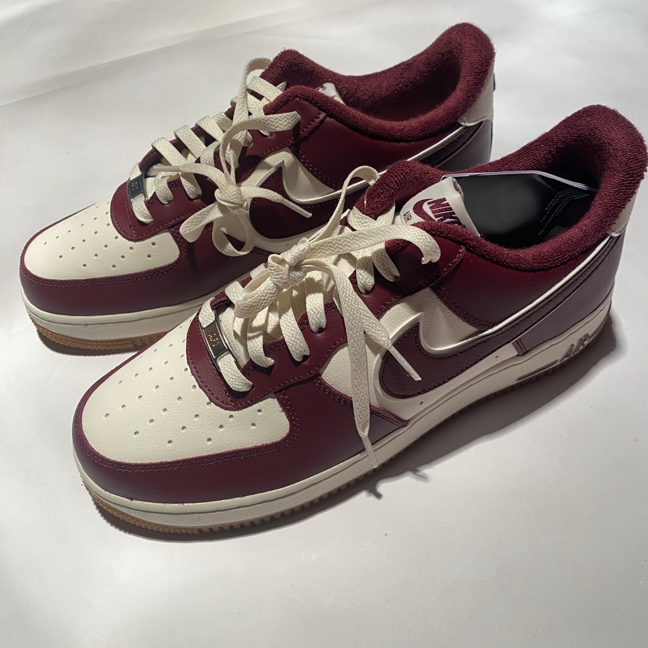 Nike Air Force 1 Low College Pack "Burgundy/White"