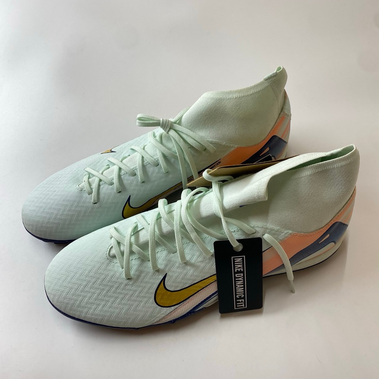 Nike Superfly 10 Academy Mercurial Dream Speed "Barely Green/Crimson Pulse/Metallic Gold Coin"