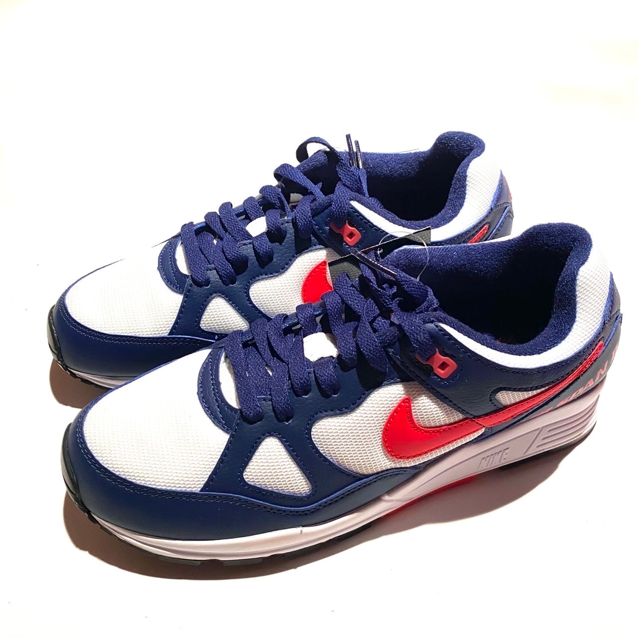 Nike Air Span 2 "Blue Void/Habanero Red"