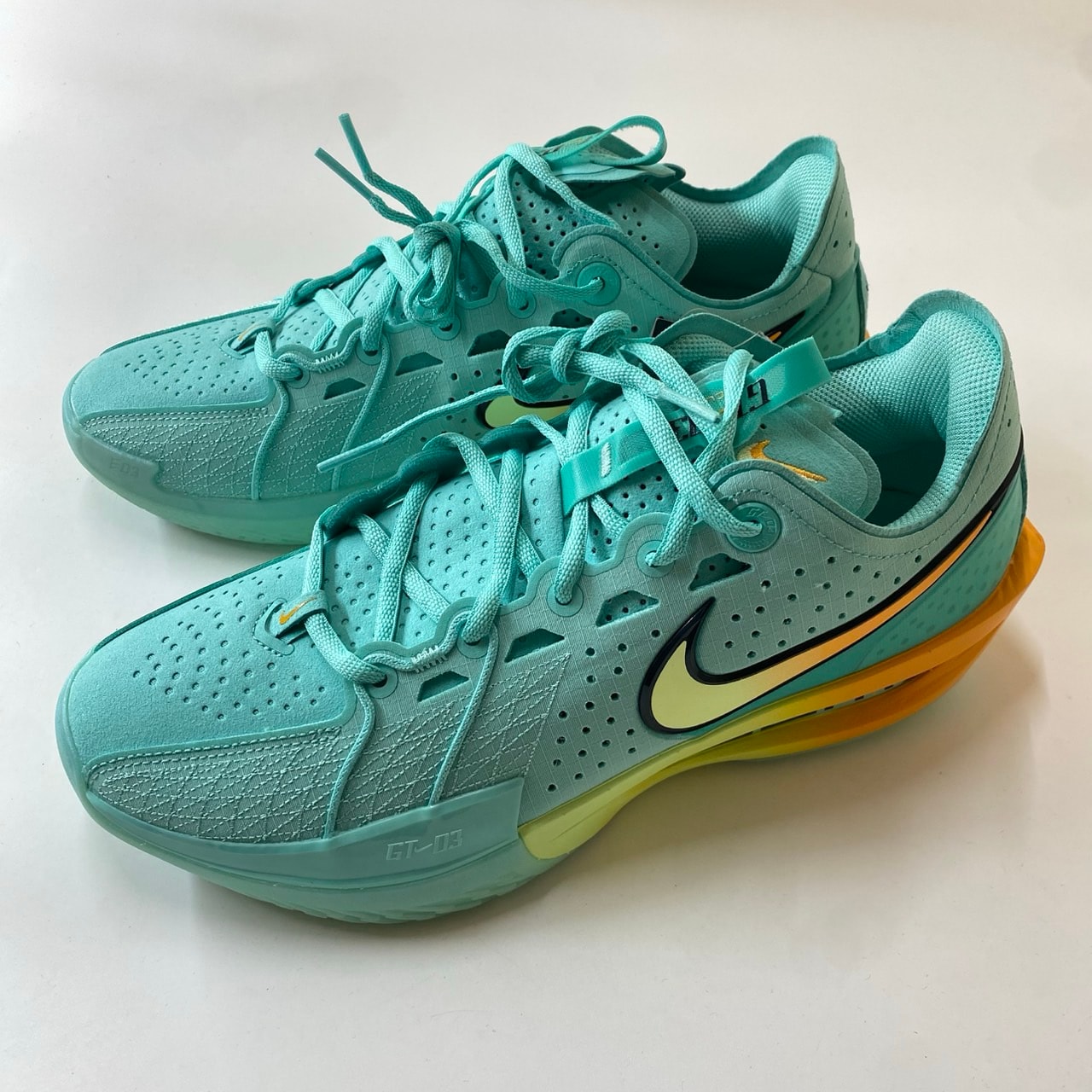 Nike GT Cut 3 "Bleached Turquoise/Barley Volt" (DV2913-301/DV2918-301)