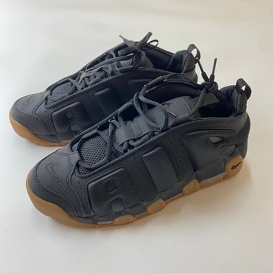 Nike Air More Uptempo Low "Black/Gum Medium Brown/Black"