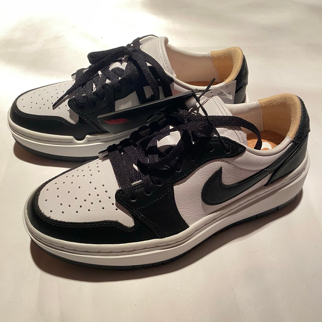 Nike Women's Air Jordan 1 Low Elevate "White/Black"
